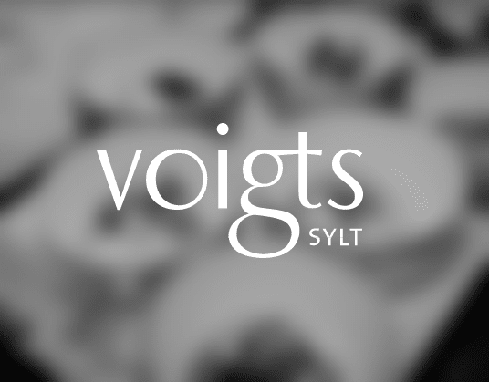 Das Logo für Voigts Sylt.